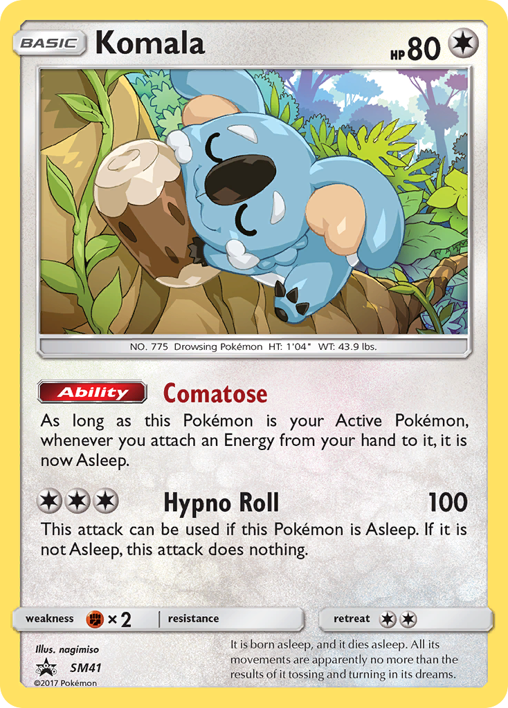 Komala (SM41) [Sun & Moon: Black Star Promos] | Deep Dive Games St. Marys