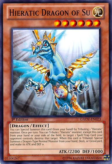 Hieratic Dragon of Su [GAOV-EN023] Common | Deep Dive Games St. Marys