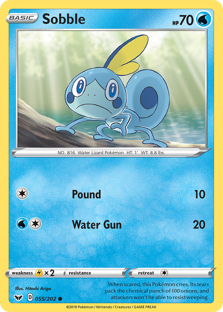 Sobble (055/202) [Sword & Shield: Base Set] | Deep Dive Games St. Marys