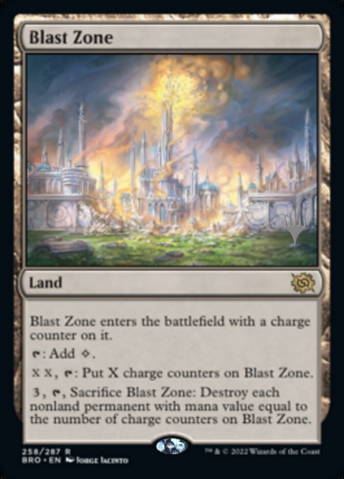 Blast Zone (Promo Pack) [The Brothers' War Promos] | Deep Dive Games St. Marys