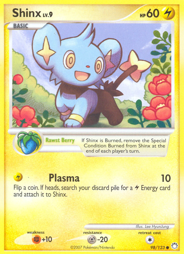 Shinx (98/123) [Diamond & Pearl: Mysterious Treasures] | Deep Dive Games St. Marys