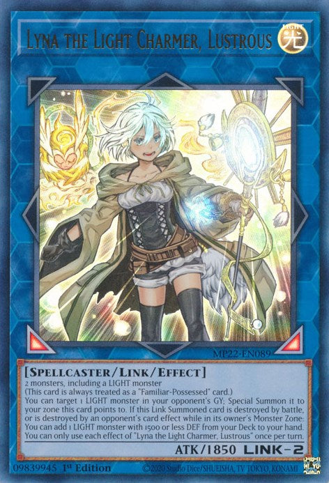 Lyna the Light Charmer, Lustrous [MP22-EN089] Ultra Rare | Deep Dive Games St. Marys