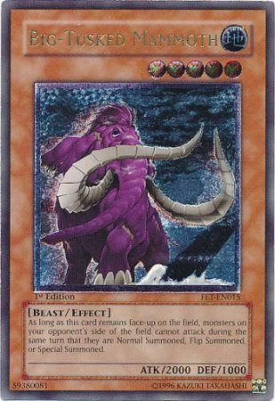 Big-Tusked Mammoth [FET-EN015] Ultimate Rare | Deep Dive Games St. Marys