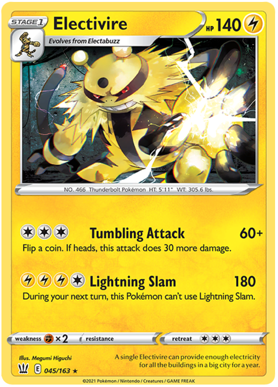 Electivire (045/163) [Sword & Shield: Battle Styles] | Deep Dive Games St. Marys