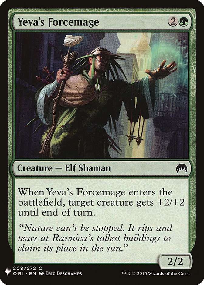 Yeva's Forcemage [Mystery Booster] | Deep Dive Games St. Marys