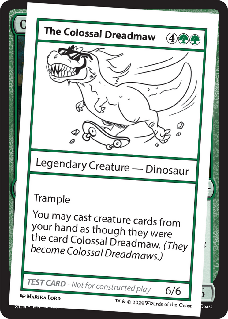 The Colossal Dreadmaw [Mystery Booster 2 Playtest Cards] | Deep Dive Games St. Marys