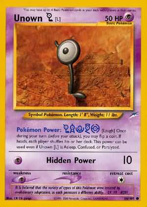 Unown [L] (86/105) [Neo Destiny Unlimited] | Deep Dive Games St. Marys