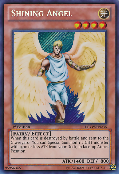 Shining Angel [LCYW-EN236] Secret Rare | Deep Dive Games St. Marys