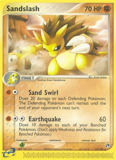 Sandslash (21/100) [EX: Sandstorm] | Deep Dive Games St. Marys