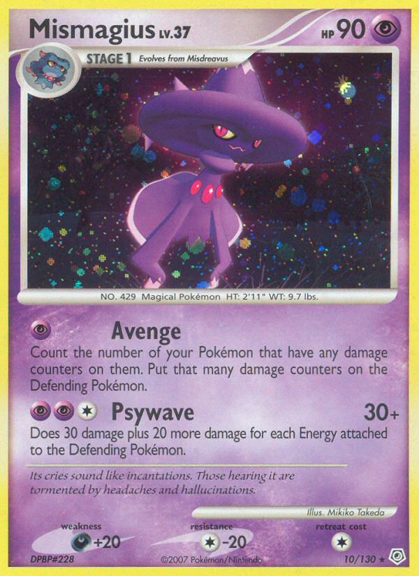 Mismagius (10/130) [Diamond & Pearl: Base Set] | Deep Dive Games St. Marys