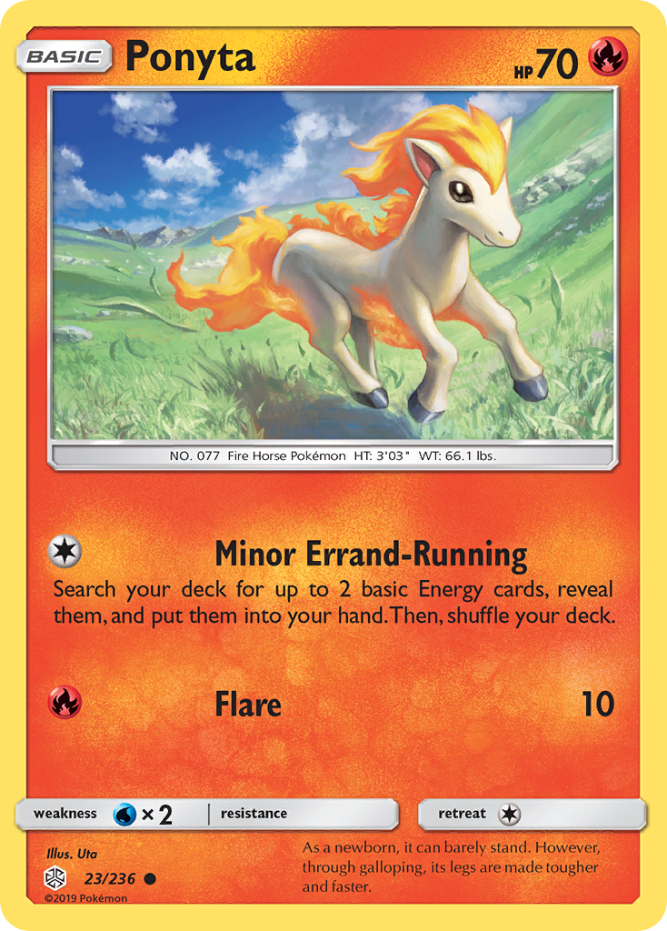 Ponyta (23/236) [Sun & Moon: Cosmic Eclipse] | Deep Dive Games St. Marys