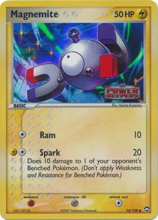 Magnemite (54/108) (Stamped) [EX: Power Keepers] | Deep Dive Games St. Marys