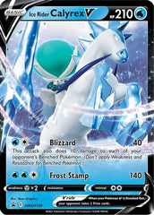 Ice Rider Calyrex V (SWSH130) (Jumbo Card) [Sword & Shield: Black Star Promos] | Deep Dive Games St. Marys