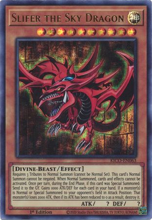 Slifer the Sky Dragon (Ultra Pharaoh's Rare) [KICO-EN063] Ultra Pharaoh's Rare | Deep Dive Games St. Marys