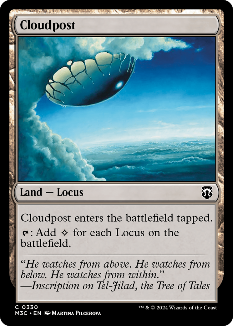 Cloudpost (Ripple Foil) [Modern Horizons 3 Commander] | Deep Dive Games St. Marys