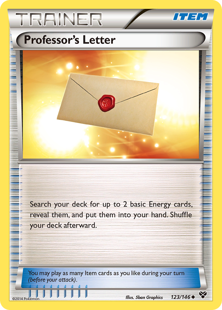 Professor's Letter (123/146) [XY: Base Set] | Deep Dive Games St. Marys
