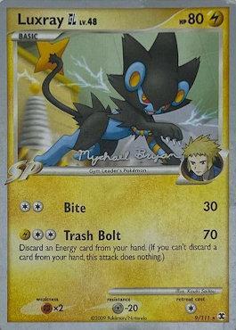 Luxray GL LV.48 (9/111) (Happy Luck - Mychael Bryan) [World Championships 2010] | Deep Dive Games St. Marys