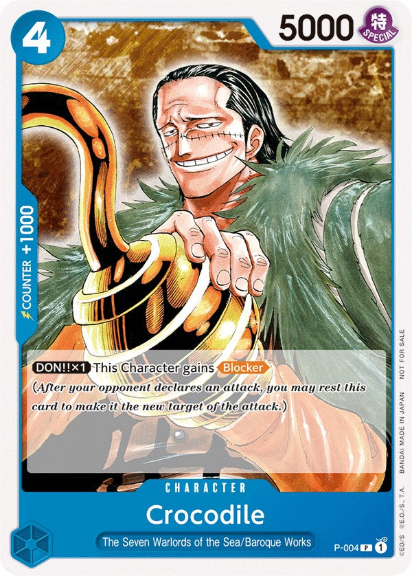 Crocodile (Promotion Pack 2022) [One Piece Promotion Cards] | Deep Dive Games St. Marys