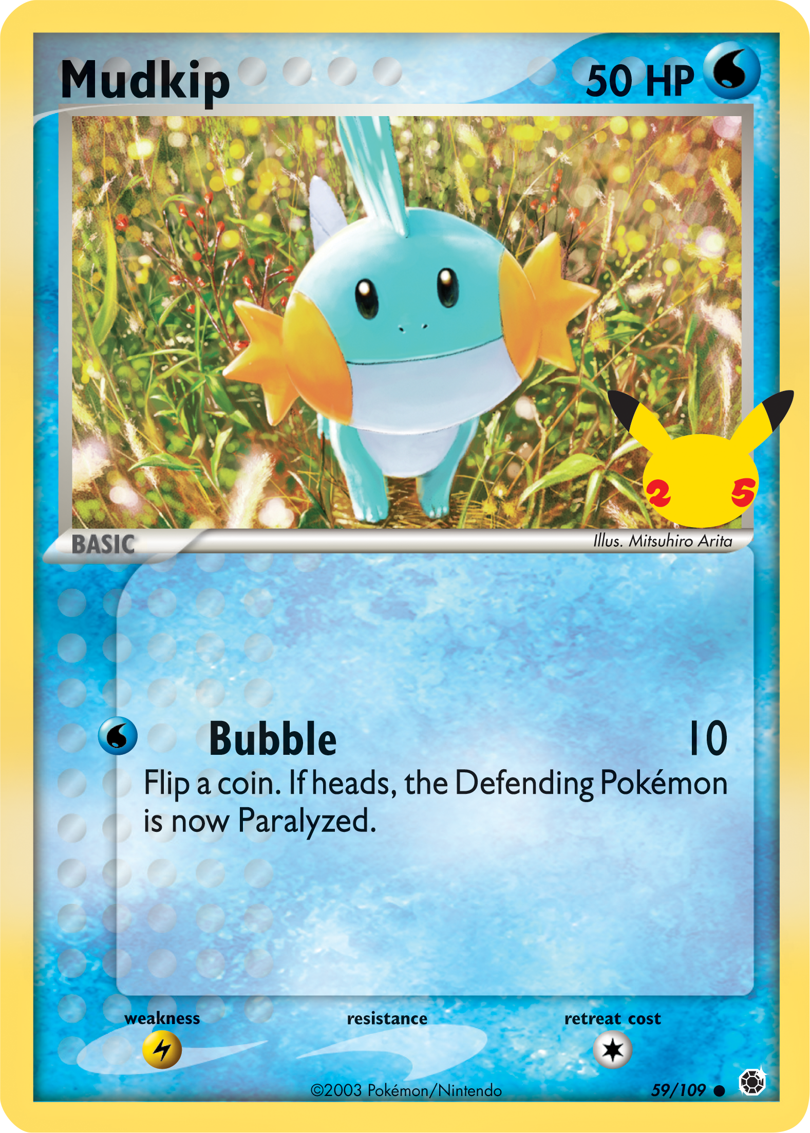 Mudkip (59/109) (Jumbo Card) [First Partner Pack] | Deep Dive Games St. Marys