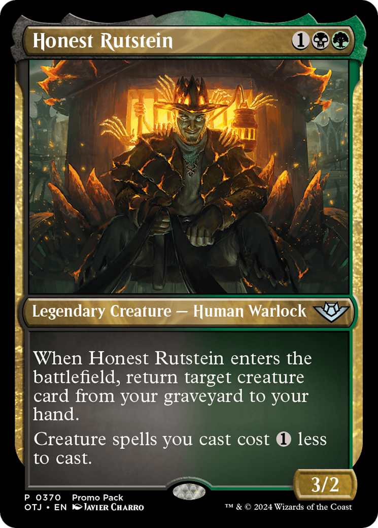 Honest Rutstein (Promo Pack) [Outlaws of Thunder Junction Promos] | Deep Dive Games St. Marys