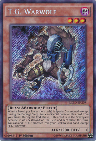 T.G. Warwolf [LC5D-EN209] Secret Rare | Deep Dive Games St. Marys