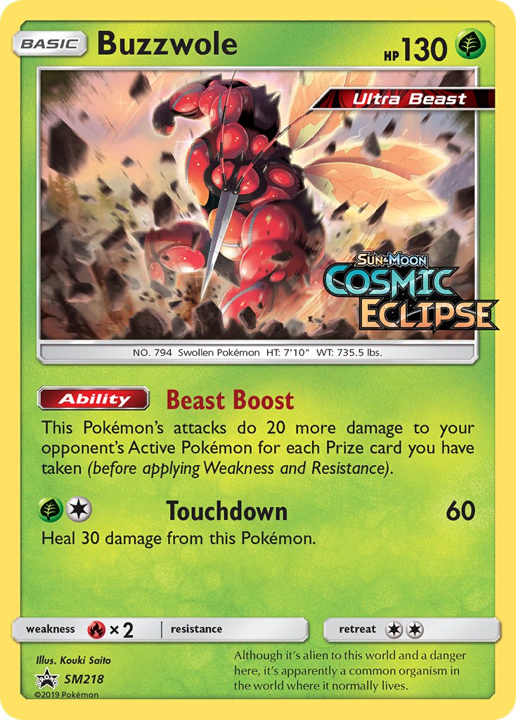 Buzzwole (SM218) [Sun & Moon: Black Star Promos] | Deep Dive Games St. Marys