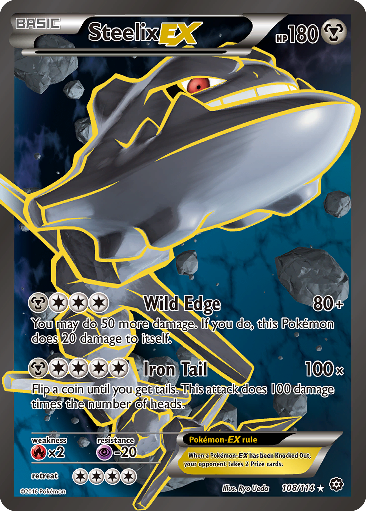 Steelix EX (108/114) [XY: Steam Siege] | Deep Dive Games St. Marys