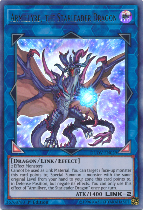 Armillyre, the Starleader Dragon [DUOV-EN029] Ultra Rare | Deep Dive Games St. Marys