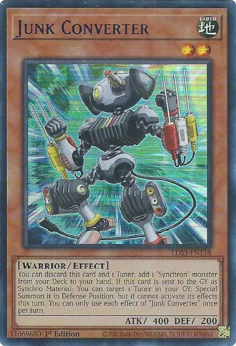 Junk Converter (Blue) [LDS3-EN118] Ultra Rare | Deep Dive Games St. Marys