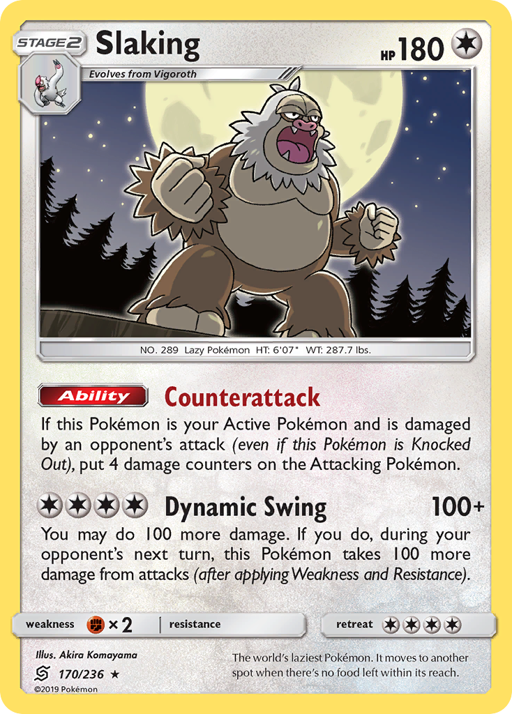 Slaking (170/236) [Sun & Moon: Unified Minds] | Deep Dive Games St. Marys
