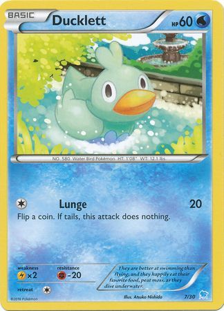 Ducklett (7/30) [XY: Trainer Kit 3 - Suicune] | Deep Dive Games St. Marys