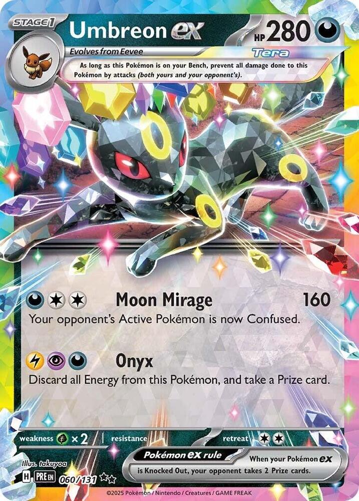 Umbreon ex (060/131) [Scarlet & Violet: Prismatic Evolutions] | Deep Dive Games St. Marys