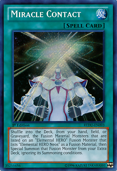 Miracle Contact [REDU-EN093] Secret Rare | Deep Dive Games St. Marys