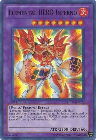 Elemental HERO Inferno [LCGX-EN076] Super Rare | Deep Dive Games St. Marys