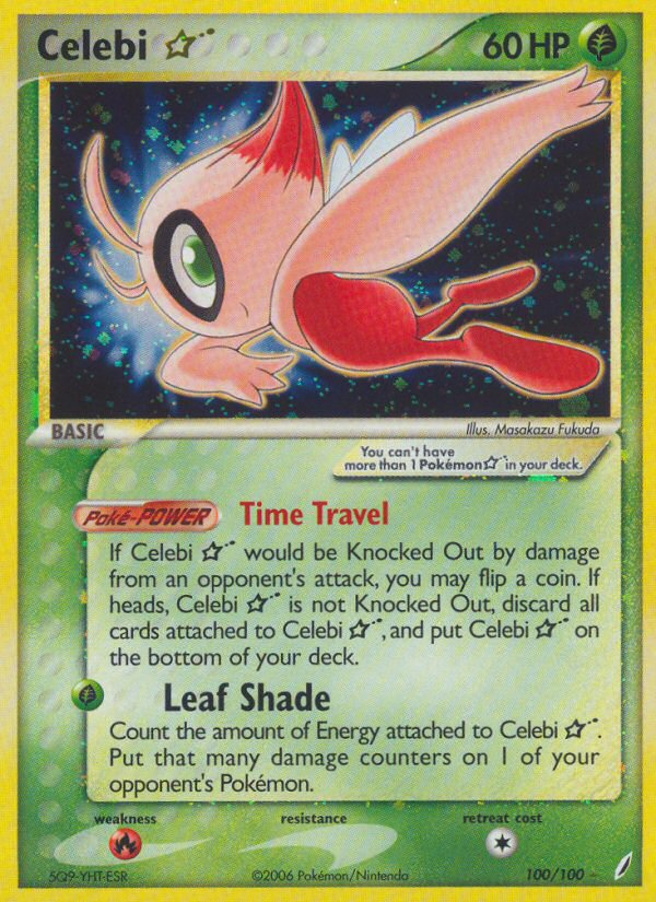 Celebi Star (100/100) [EX: Crystal Guardians] | Deep Dive Games St. Marys