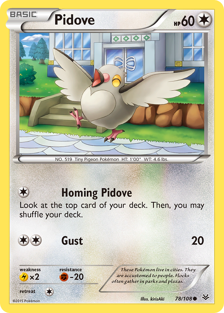 Pidove (78/108) [XY: Roaring Skies] | Deep Dive Games St. Marys