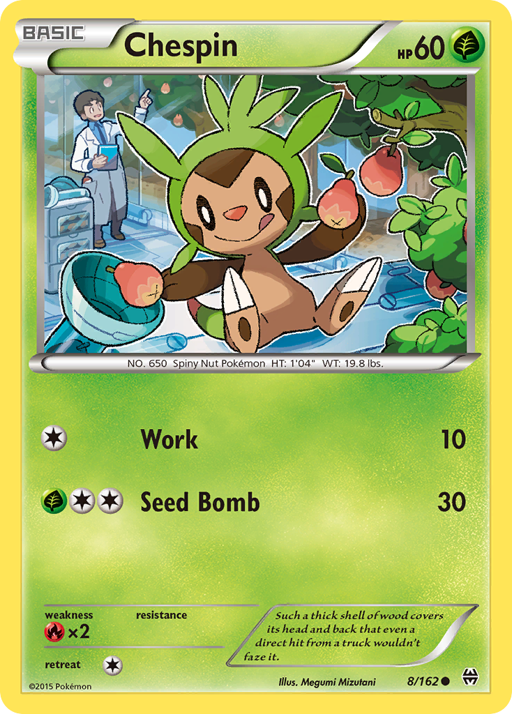 Chespin (8/162) [XY: BREAKthrough] | Deep Dive Games St. Marys