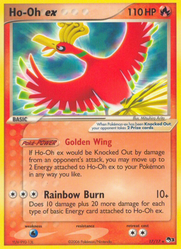 Ho-Oh ex (17/17) (Holo) [POP Series 3] | Deep Dive Games St. Marys