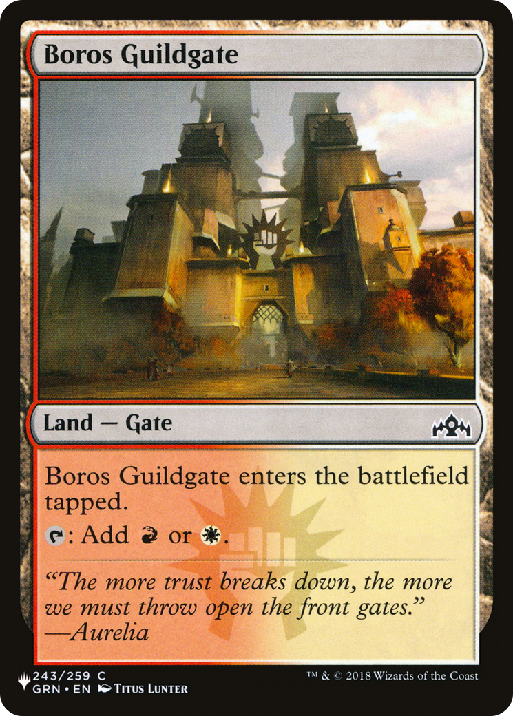 Boros Guildgate [The List] | Deep Dive Games St. Marys