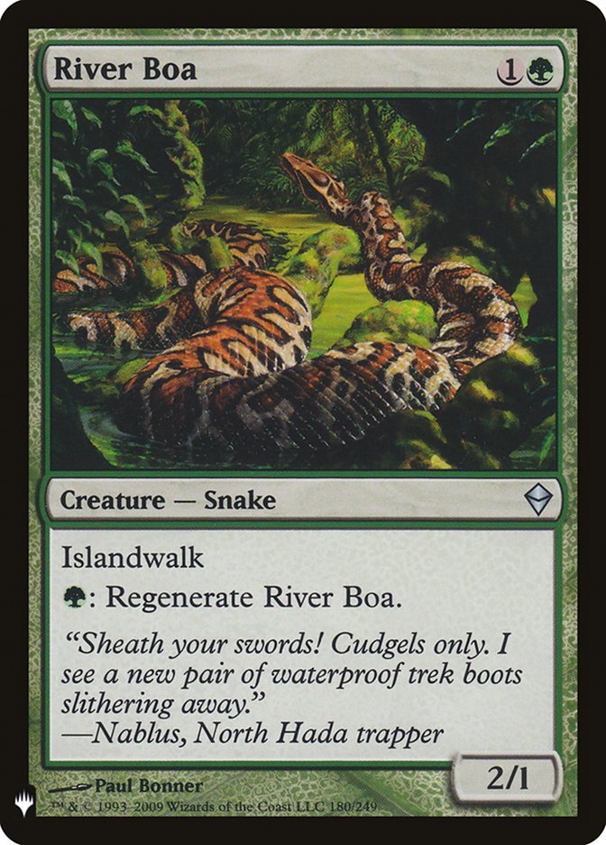 River Boa [Mystery Booster] | Deep Dive Games St. Marys