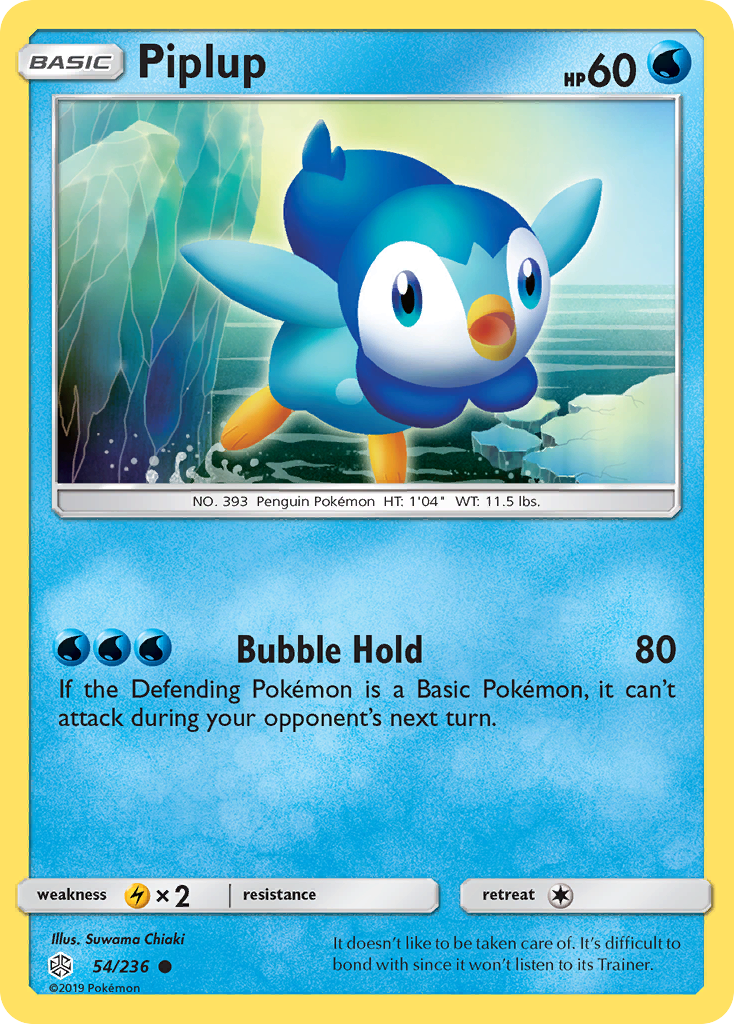 Piplup (54/236) [Sun & Moon: Cosmic Eclipse] | Deep Dive Games St. Marys