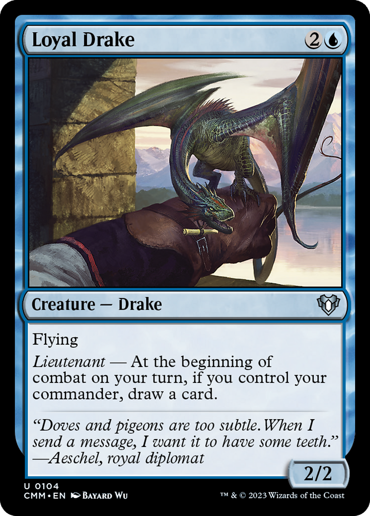 Loyal Drake [Commander Masters] | Deep Dive Games St. Marys