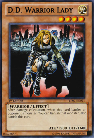 D.D. Warrior Lady [BP02-EN021] Rare | Deep Dive Games St. Marys