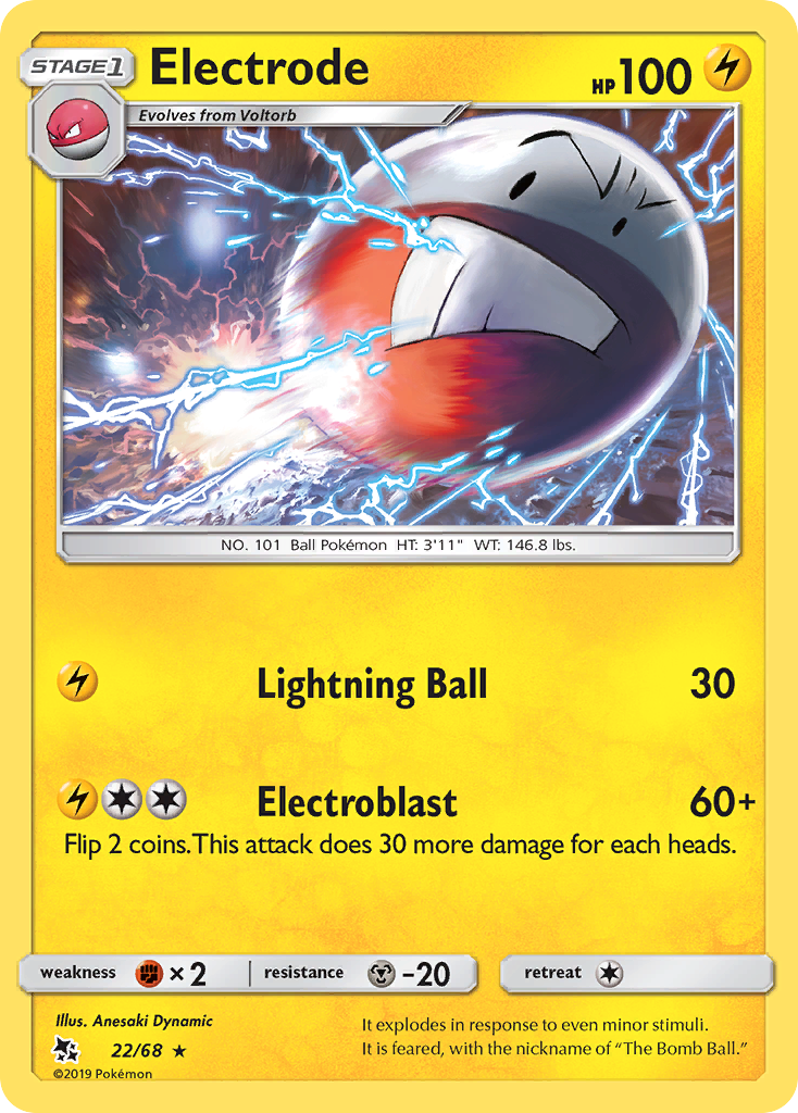 Electrode (22/68) [Sun & Moon: Hidden Fates] | Deep Dive Games St. Marys