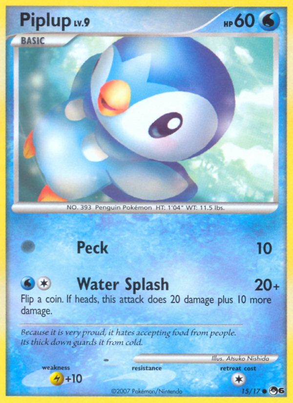 Piplup (15/17) [POP Series 6] | Deep Dive Games St. Marys