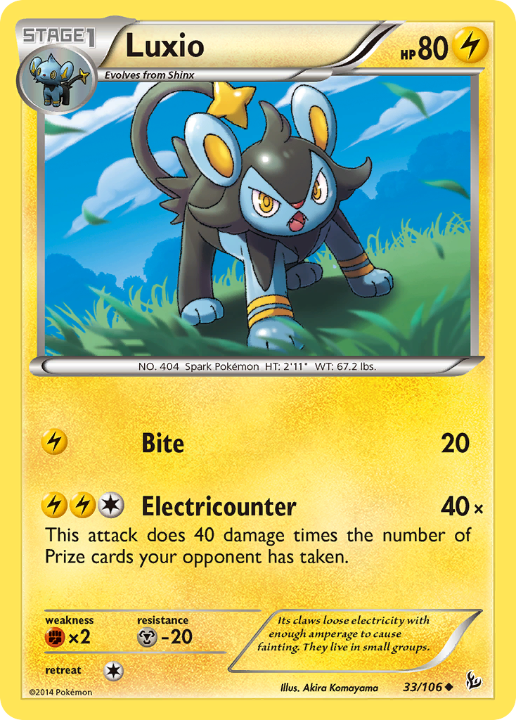 Luxio (33/106) [XY: Flashfire] | Deep Dive Games St. Marys