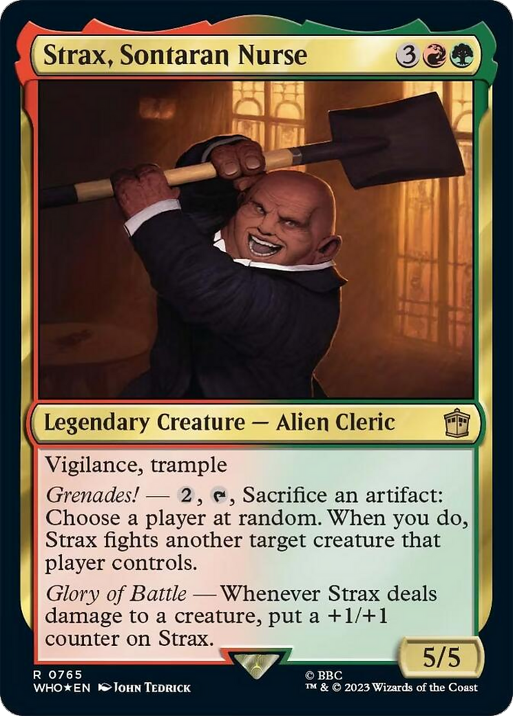 Strax, Sontaran Nurse (Surge Foil) [Doctor Who] | Deep Dive Games St. Marys