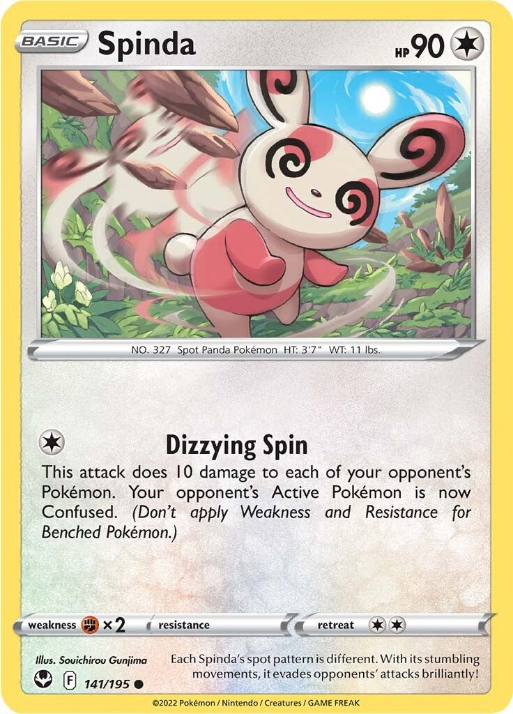 Spinda (141/195) [Sword & Shield: Silver Tempest] | Deep Dive Games St. Marys