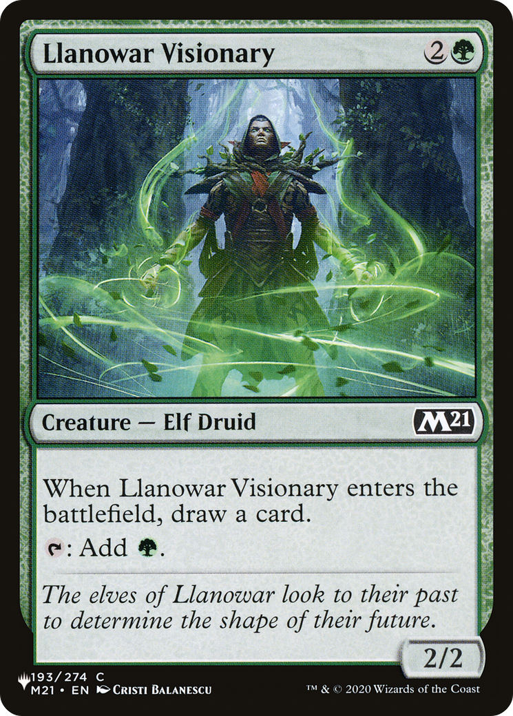 Llanowar Visionary [The List] | Deep Dive Games St. Marys