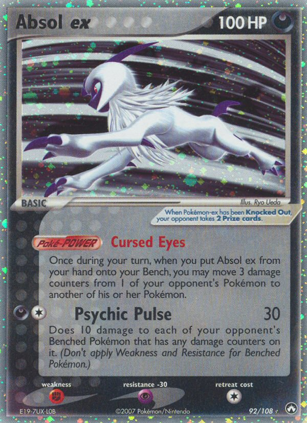 Absol ex (92/108) [EX: Power Keepers] | Deep Dive Games St. Marys